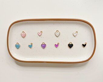Pastel Heart Charms