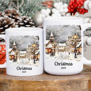 Personalized Christmas Mug, Custom Family Name and Year Mug, Unique Holiday Gift, Custom Family Christmas Mug, Perfect Christmas Present