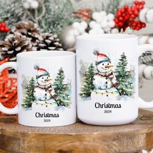 Personalized Christmas Mug, Custom Family Name and Year Mug, Unique Holiday Gift, Custom Family Christmas Mug, Perfect Christmas Present