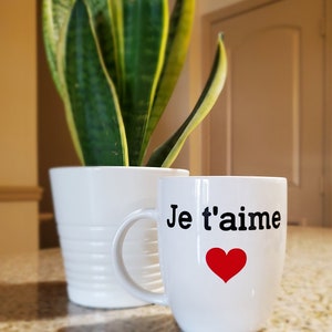 Je t&#39;aime vinyl decal