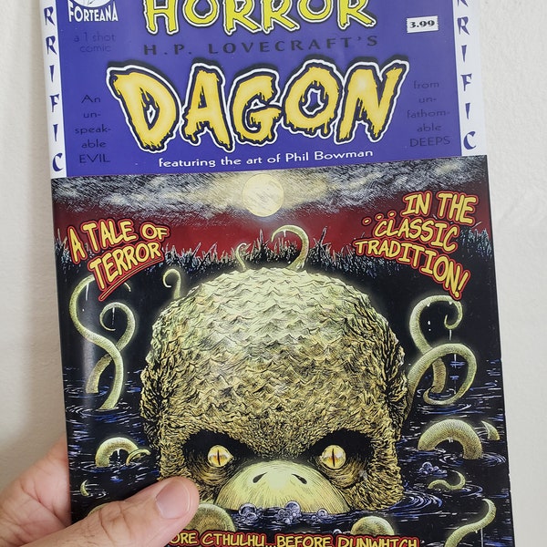 Visions of Horror -- H.P. Lovecraft's DAGON featuring the art of Phil Bowman