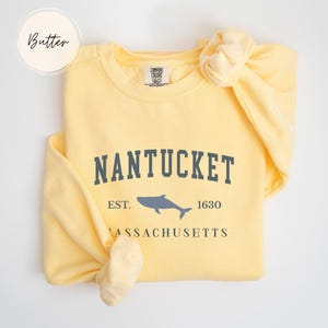 Nantucket Sweatshirt: Coastal New England Fisherman Style