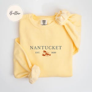 Nantucket sweater,Massachusetts Vacation,Fisherman Aesthetic sweatshirt,Beach Sweater Nantucket,ocean lovers&#39; sweatshirts,nantucket lobster