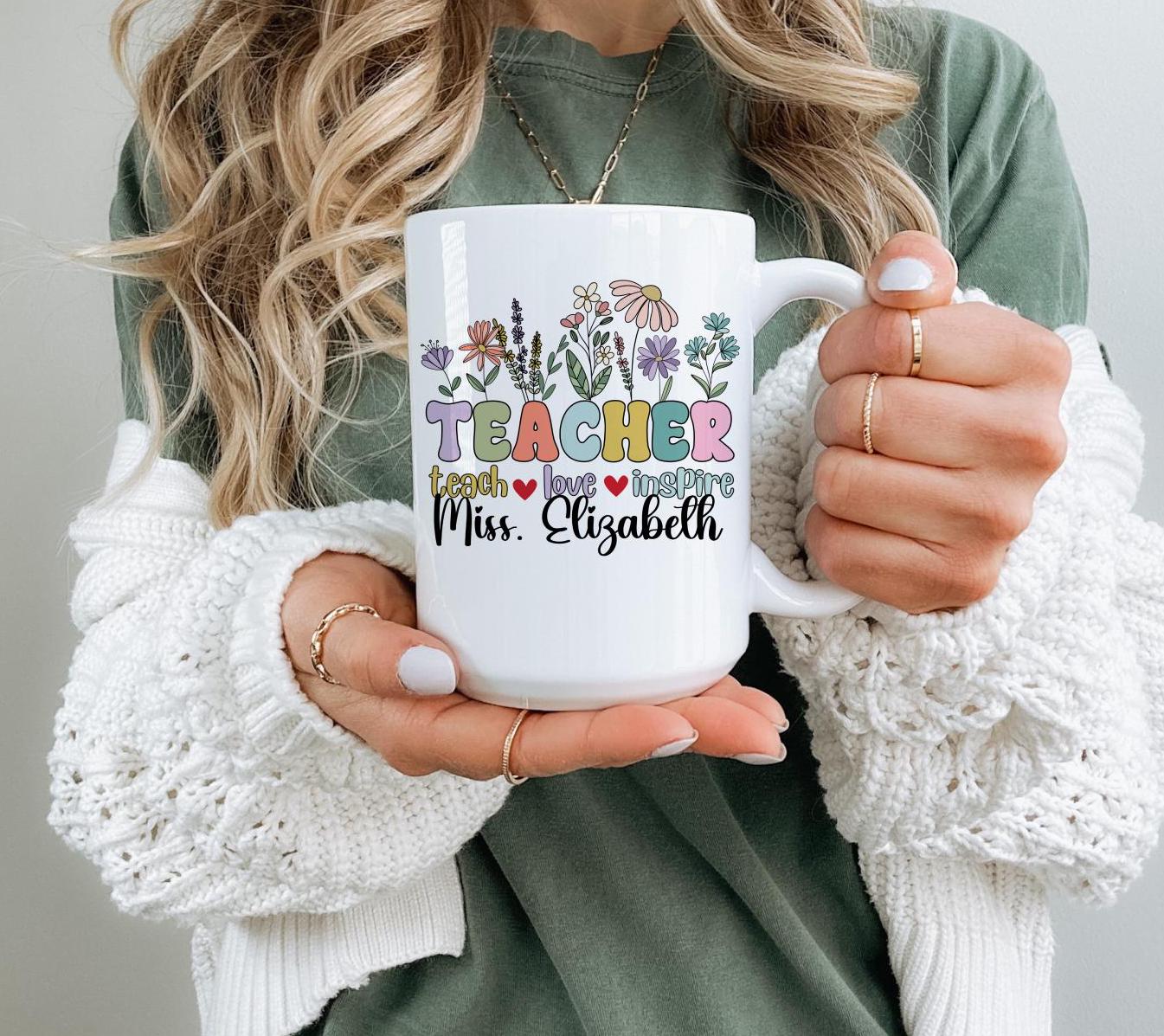 Teacher Gifts,ideas for Personalized Gifts for Teachers, Mug for