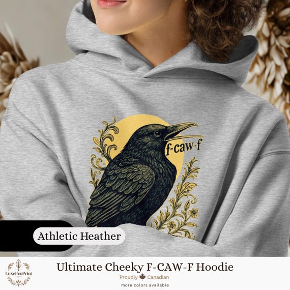 Ultimate F-CAW-F Oversized Hoodie | Classic Unisex-Fit Pullover, Warm and Cozy Sweatshirt