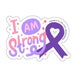 IBS Awareness Sticker, Purple Ribbons Laptop Vinyl Decal, Ulcerative ...