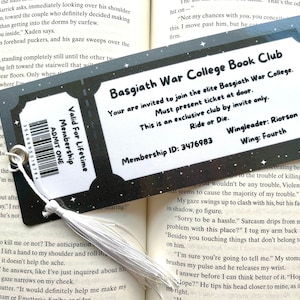 Fourth Wing, Fourth Wing Bookmark
