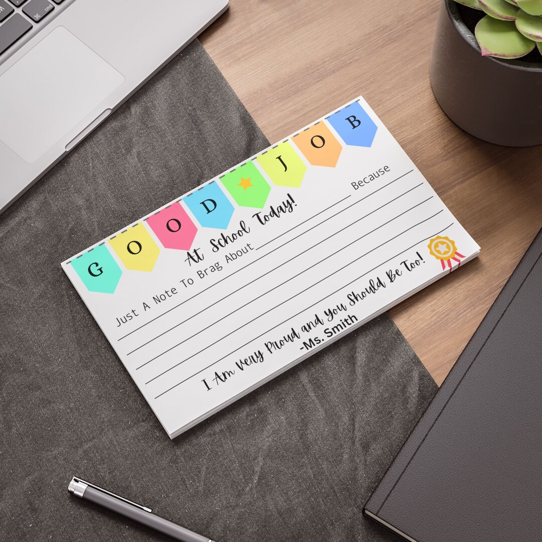 Teacher Personalized Notepad, Custom Teacher Pad, Teacher Appreciation