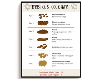 Bristol Stool Chart Printable Wall Art - Etsy