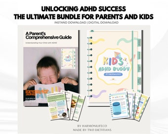 Unlocking ADHD Success: The Ultimate Bundle for Parents and Kids, Roadmap for managing emotions worksheet, managing feelings, ADHD tips