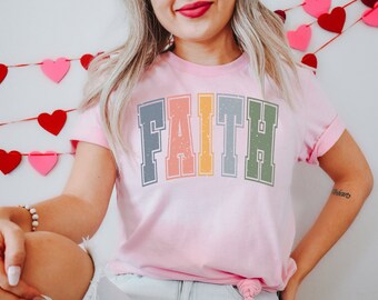 Faith Shirt, Faith Cross Shirt, Christian Gift, Faith Gift, Christian Shirts , Cross Tee, Faith Cross, Vertical Cross, Jesus Shirt