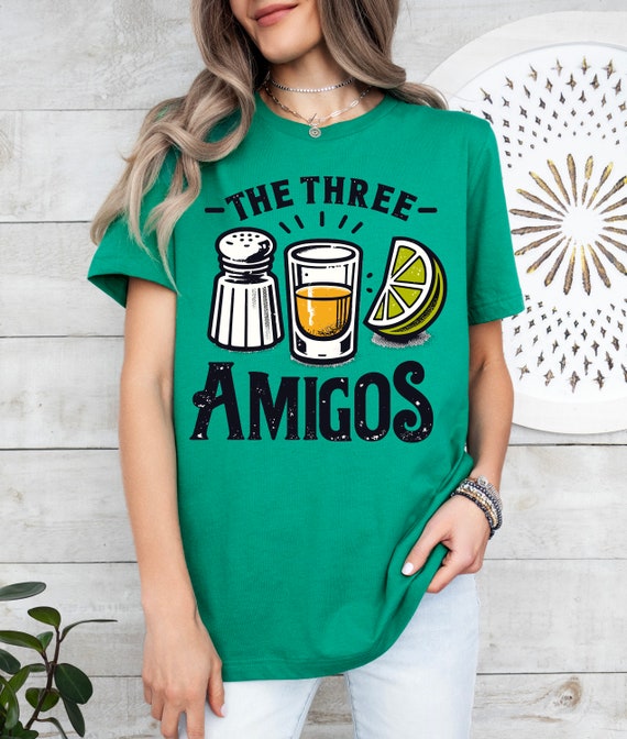Three Amigos T Shirt Salt Lime Tequila Cinco De Mayo Party Three Amigos T Shirt Salt Lime Tequila Cinco De Mayo Party