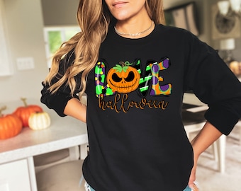 Love Halloween Shirt, Spooky Love Shirt, Spooky Pumpkin Shirt, Halloween Shirt, Happy Halloween Shirt, Trick or Treat Shirt, Halloween Gift