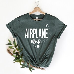Airplane Mode Shirt , Airplane Mode, Airplane Shirt,Travel Shirt, Adventurer Gift, Gift for Traveler image 2