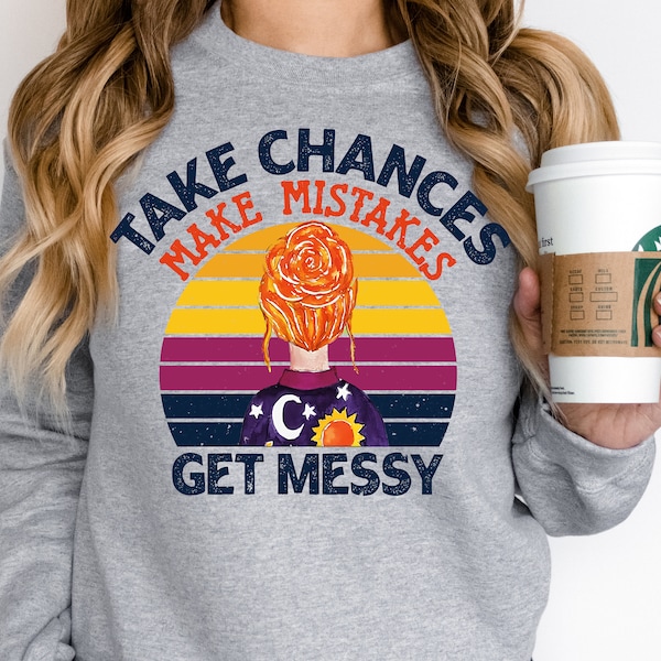 Take Chances Make Mistakes Get Messy Unisex T-Shirt, Miss Frizzle Shirt, Magic School Bus Shirt, Messy Teacher Shirt, Back To School Gift