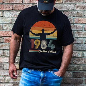 1984 T-Shirt, 40th Birthday T-Shirt for Men, Forty Gift Ideas, Original 1984 Limited Edition Shirt, 40th Birthday Shirt, Gift for Him