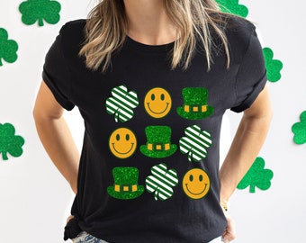 St Pattys Women -NO GLITTER,St.Patrick's Day Shirt,Womens St pattys Shirt,Patricks Day Gift,St Patricks Day Shirt,Shamrock Shirt