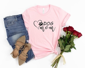 Dog Mom Tee, Dog Mom Shirt for Women, Fur Mama, Dog Mom T-Shirt,Dog Mom Shirt, Dog Mom Gift, Dog Mama Shirt,