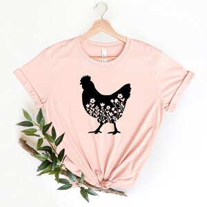 Chicken Shirt, Women&#39;s Chicken Shirt, Cute Animal Shirts, Chicken Lover Shirt, Chicken Lover Shirt, Farm Shirt,