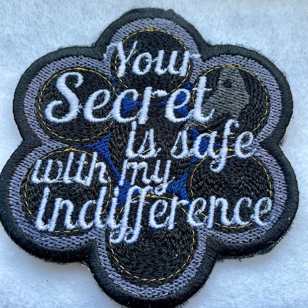 Percy de Rolo III - Your secret is safe with my indifference/pepperbox  patch badge