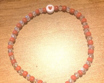★rosemont★ Silver Red Heart Bracelet RC24B08J Red Heart Bracelet - Etsy