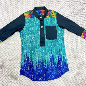 Boys African Shirt only / African Shirts for boys , Handmade African Print Clothes,  Party Shirt, Toddler Shirt,