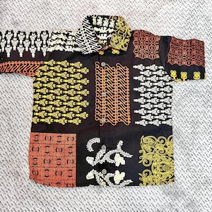 Boys African Shirt  / African Shirts  For Boys , Handmade African Print Clothes,  Party Shirt, Toddler Shirt,