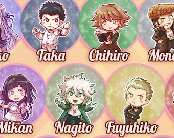 Danganronpa-speldbadges <17 opties>