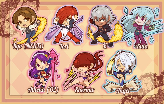 King of Fighters Keychains <15 Options> - Etsy