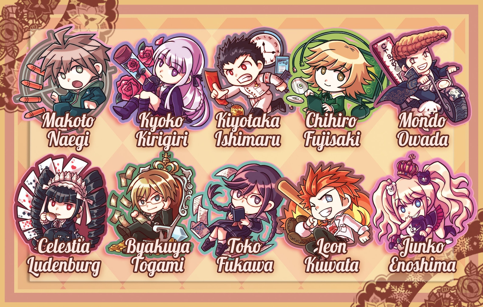 Danganronpa Keychains <14 options>
