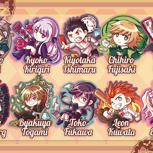 Danganronpa Keychains &lt;14 options&gt;