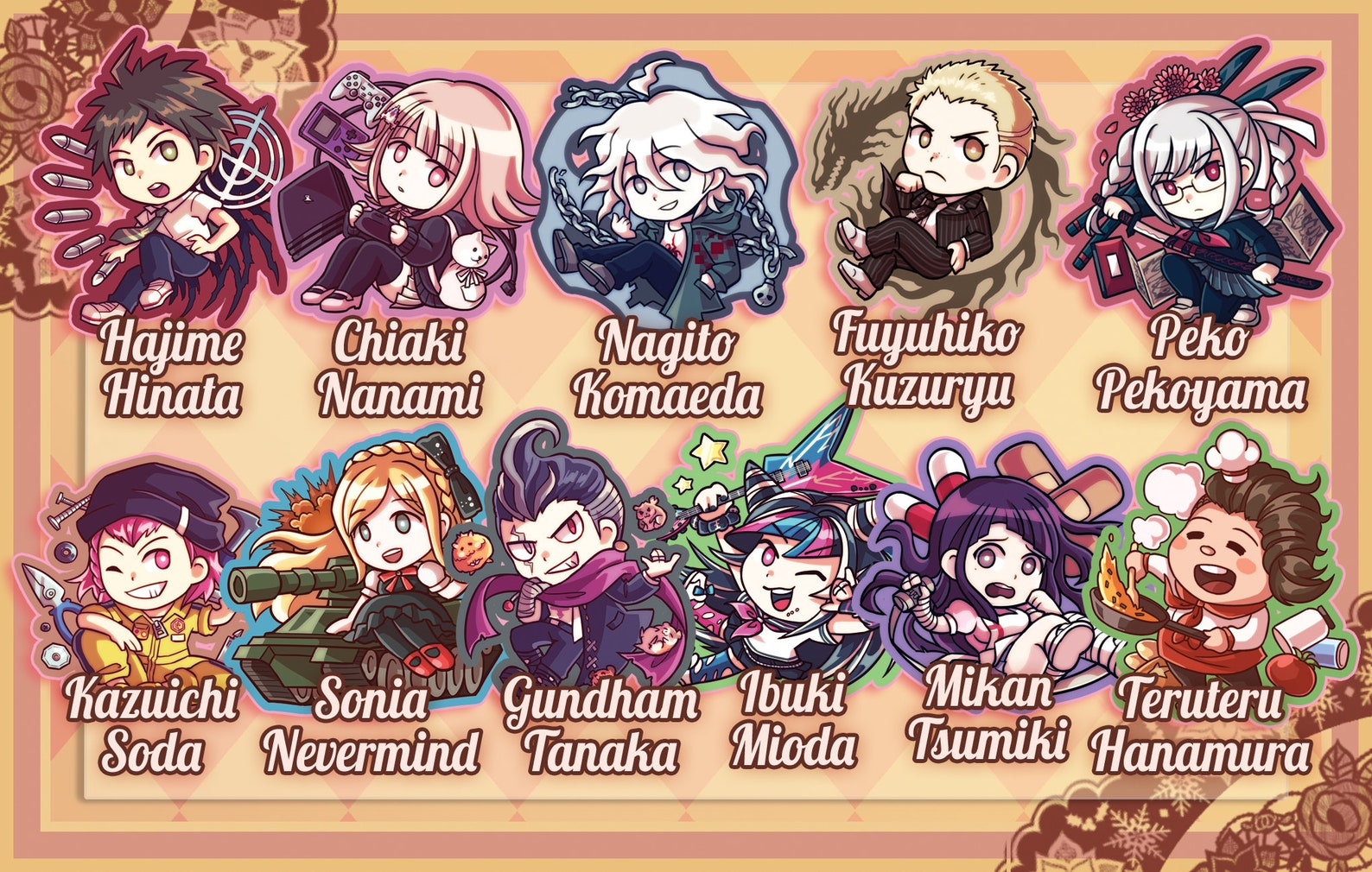 Super Danganronpa 2 Keychains <11 options>
