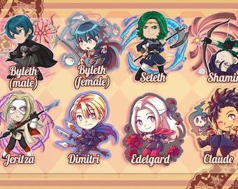 Fire Emblem: Three Houses-sleutelhangers <29 opties>