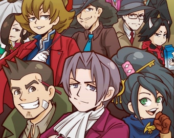 Miles Edgeworth Ace Investigations 2 afdrukken