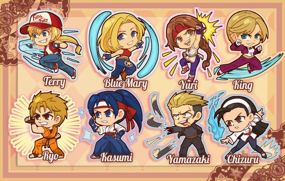 King of Fighters Keychains <15 Options> - Etsy