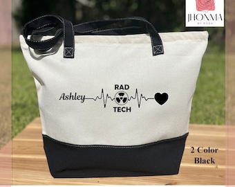 Personalized Radiologist Bag, Custom Radiology Tech Bag, Rad Tech Bag, Radiographer Tech Gift, Radiologist Gift, RDMS Gift, Radiologist Gift