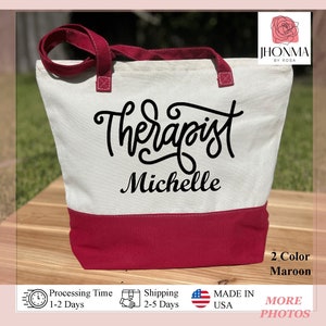 Personalized Therapist Gift Bag, Psychology Student Gift, Psychotherapist, Therapist Profession , Mental Health Matters. Psychology Tote Bag
