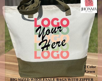 Custom Canvas Tote Bag, Print Canvas Shoulder Bag, Wholesale Bags, Bulk Buy, Logo, Photo, Text, Business, Event, Shopping Bag, Personalised