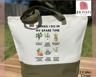 Things I Do My Spare Time, Plant Lover Bag, Gardening Gift, Horticulturist Gift, Nursery Worker Gift, Permacultures Gift Bag, Plant Lady