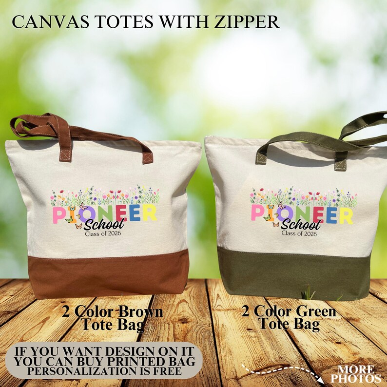Personalized Pioneer School Tote Bag, JW Gift Ideas, jw 2026 gifts, Pioneer School Bag, 2026 Pioneer Service School, JW Pioneer Gifts image 5