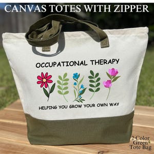 Occupational Therapy Totebag, Custom OT Totebag, Special Education Totebag, Occupational Therapy Gifts, OT Appreciation Week, OT Grad Gift