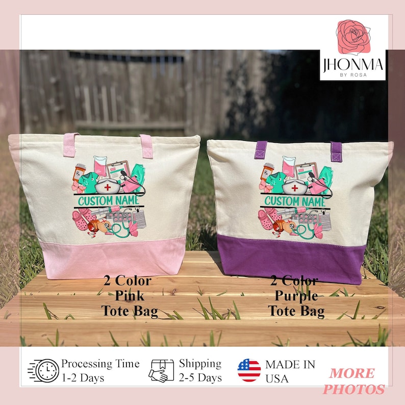 Custom Name Nurse Tote Bag,  Nurse Tote Bag, Gift For Nurse, Nurse Tote Bag, RN Tote Bag, Custom Nursing Bag, Nursing School Tote Bag,Nurse Tote Bag, Nursing Bag, Medical Professional Tote, Personalized Medical Bag, Custom Nursing Bag with Name