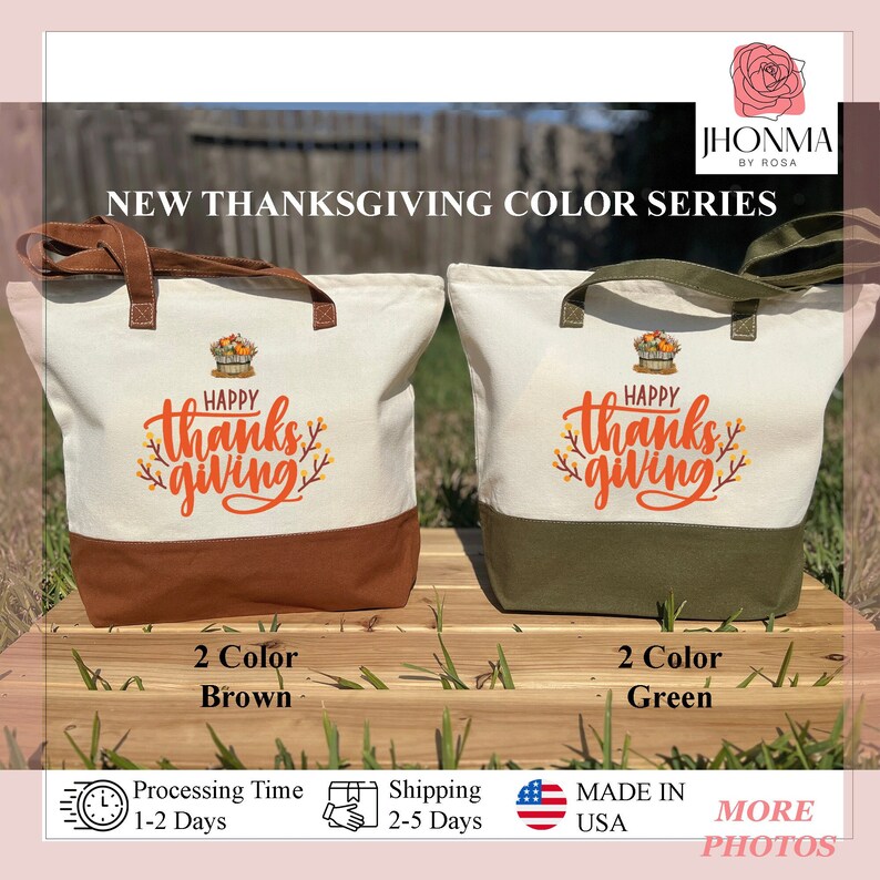 Happy Thanksgiving Tote Bag, Thanksgiving Tote Bag, Thanksgiving Pumpkin Tote Bag, Pumpkin Thanksgiving Tote Bag, Thanksgiving Gift For Mom