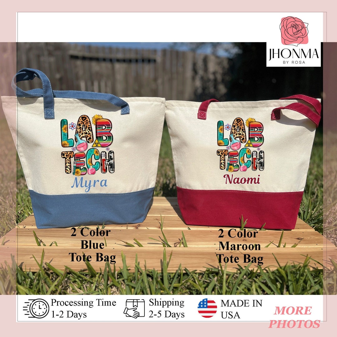 Personalized Lab Tech Gift , Lab Week 2024 Tote, Medical Lab Science