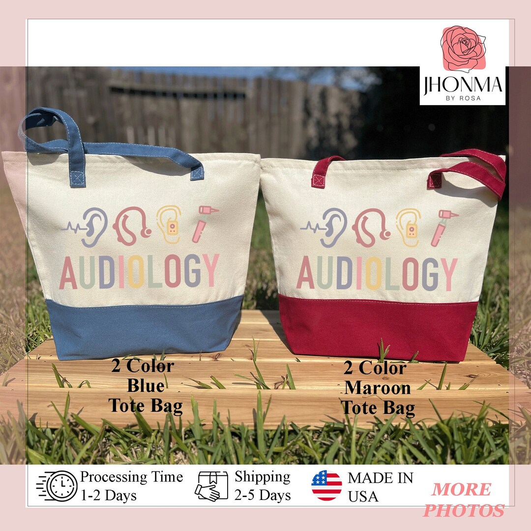 Custom Audiologist Tote Bag, Audiologist Gift, Audiology Tote ...