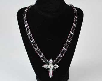 Crystal Cross Necklace