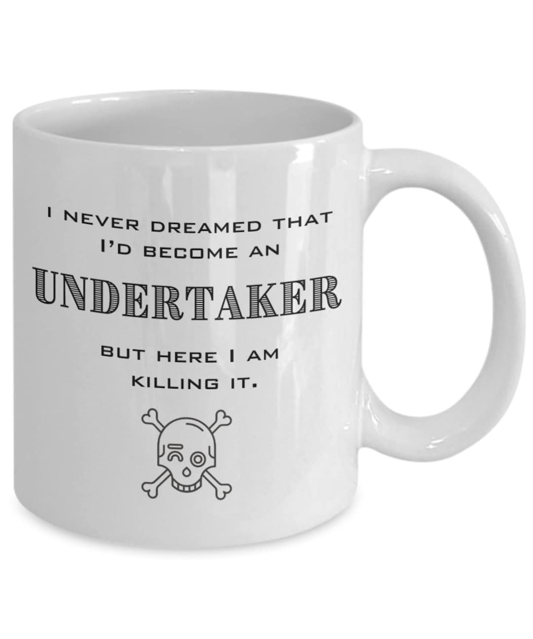 Funny Undertaker Gift Funeral Director Mug Gothic Gifts Etsy