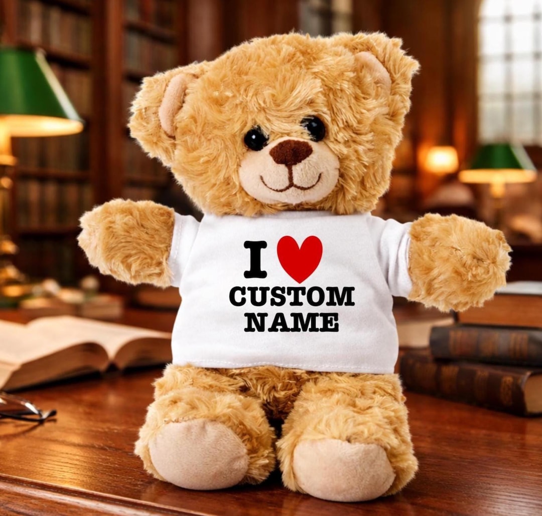 Custom Teddy Bear T-shirt, Dress Your 10” Plushie Using Your Logo ...