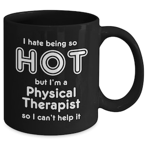 Funny physical therapist gift, sports medicine mug, fitness rehab gag cup, rehab specialist,