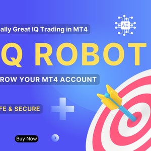 iQ Robot 2023 MT4 by Fx Pro Best for Low or High Market Auto Trading